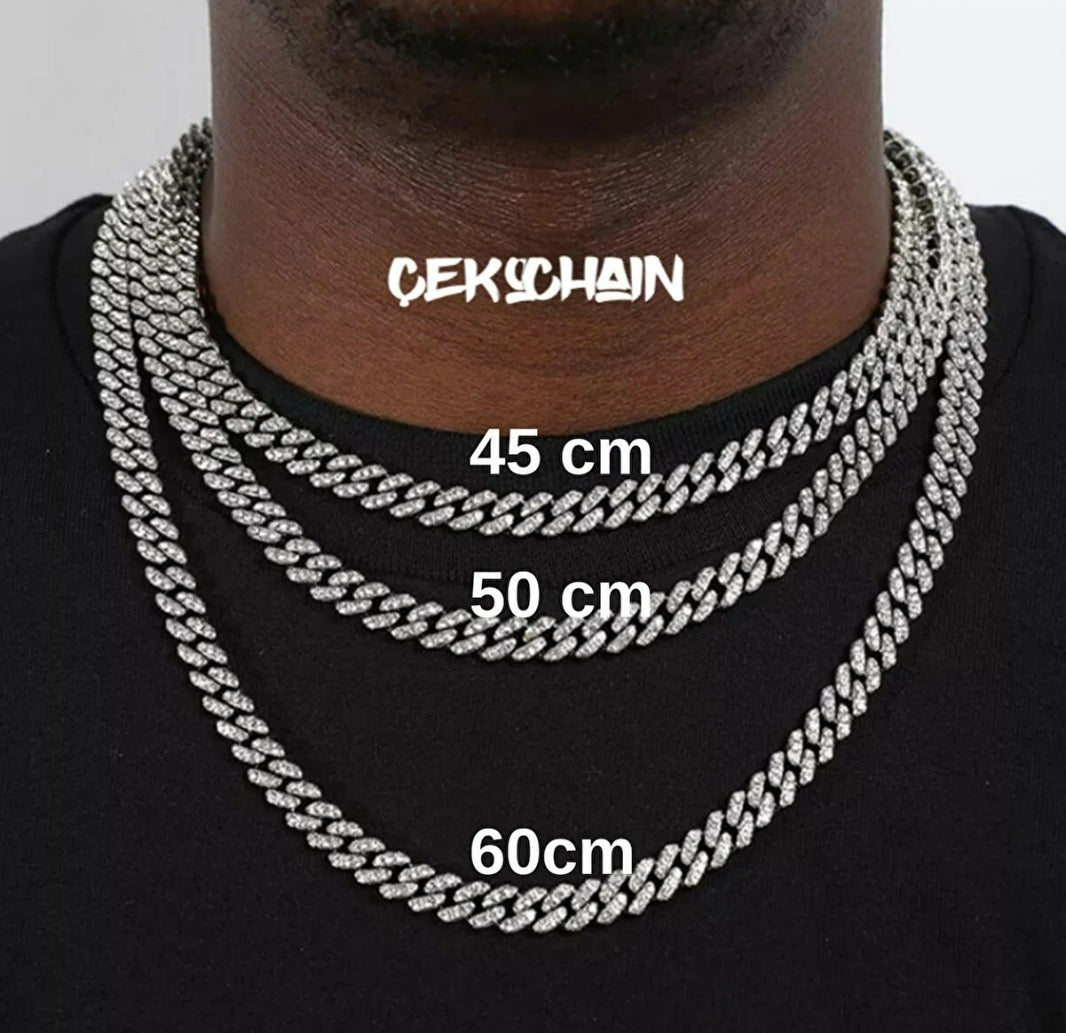 8MM Micro Cuban Chain Silver