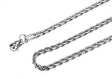 Rope Chain Silver (Paslanmaz Çelik)
